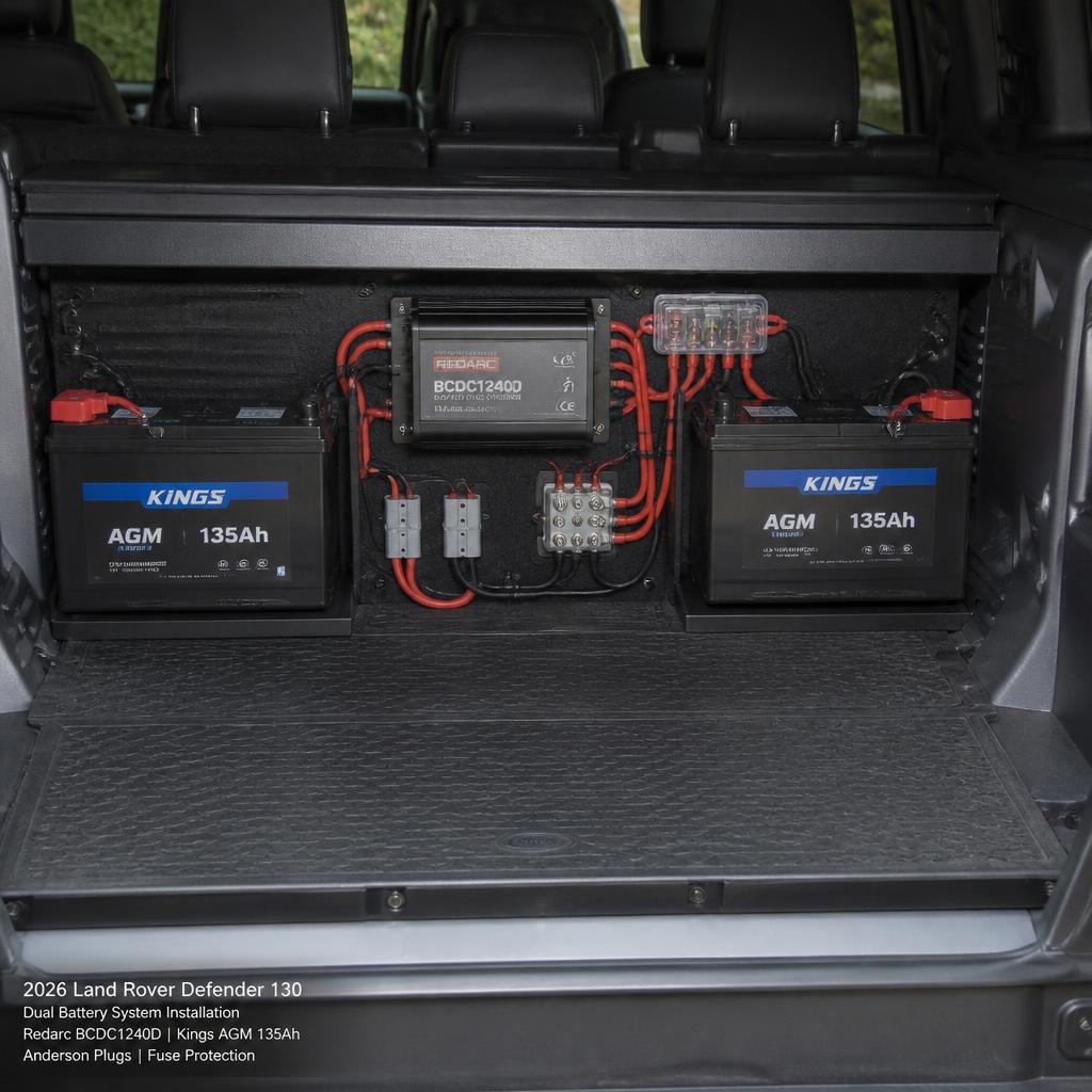 Defender Dual Battery Systems – VoltMaster 40 A DC-DC Charger popular Land Rover Defender accessory from www.defender-accessories.com