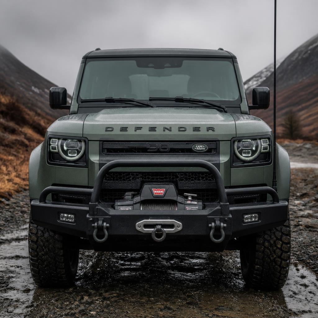 Bull Bars & Front Protection – Steel Apex Bull Bar popular Land Rover Defender accessory from www.defender-accessories.com